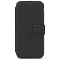 Decoded Textured Silicone Detachable Wallet MagSafe case for iPhone Air - black