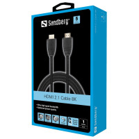 Sandberg 509-13 HDMI 2.1 Cable 8K, 1m