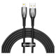 Baseus Glimmer Series cable USB-A - Lightning 480Mb/s 2.4A 2m black