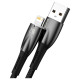 Baseus Glimmer Series cable USB-A - Lightning 480Mb/s 2.4A 2m black