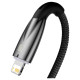 Baseus Glimmer Series cable USB-A - Lightning 480Mb/s 2.4A 2m black