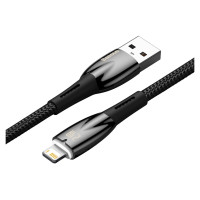 Baseus Glimmer Series cable USB-A - Lightning 480Mb/s 2.4A 2m black