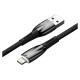 Baseus Glimmer Series cable USB-A - Lightning 480Mb/s 2.4A 2m black