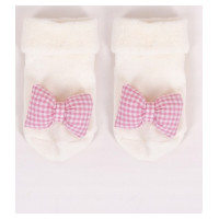 Yoclub Zeķes frotē 3D SK-49 GIRL beige