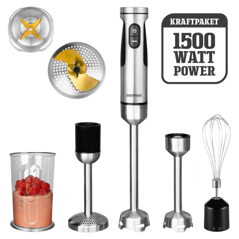 Gastroback 40973 Powermix Hand Blender Professional 1500W