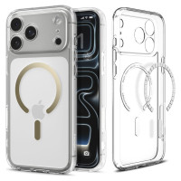 Spigen Ultra Hybrid MagSafe Case for iPhone 17 Pro Max - Transparent Gold