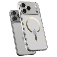 Spigen Ultra Hybrid MagSafe Case for iPhone 17 Pro Max - Transparent Gold