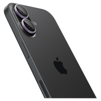 Spigen Optik Pro GLAS.TR ”EZ FIT” Camera Cover 2-pack for iPhone 16 / 16 Plus / 17 - Purple