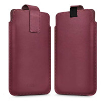 Tech-Protect SM65 case for 6.0-6.9" smartphones - burgundy