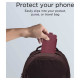 Tech-Protect SM65 case for 6.0-6.9" smartphones - burgundy