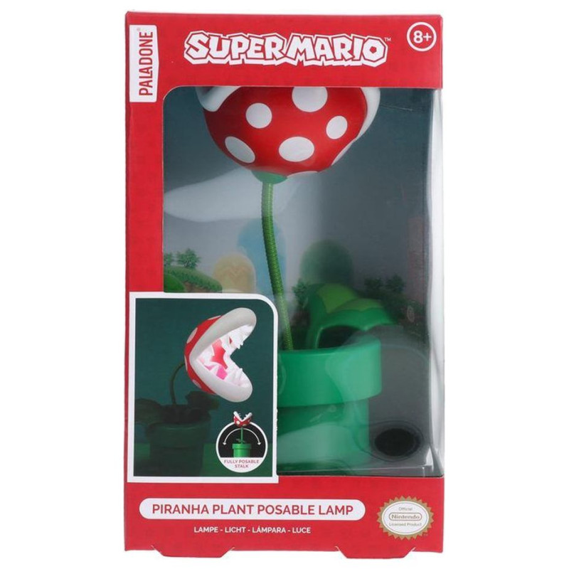 Paladone Super Mario Piranha Plant Posable Lamp