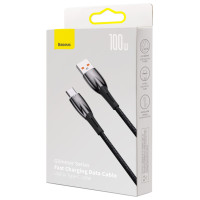 Baseus [RETURNED ITEM] Baseus Glimmer Series Fast Charging Cable USB-A - USB-C 100W 480Mbps 2m black