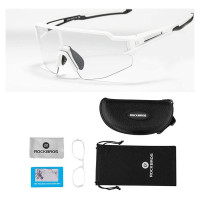 Rockbros 10172 photochromic UV400 cycling glasses - white