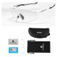 Rockbros 10172 photochromic UV400 cycling glasses - white