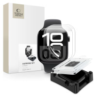 Tech-Protect Supreme Hydrogel Film Set 2-pack for Apple Watch 10 42 mm - transparent