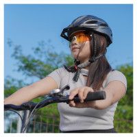 Rockbros Photochromic Cycling Glasses with UV Protection and Corrective Insert – White