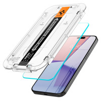 Spigen Glas.tR EZ Fit tempered glass for iPhone 15 Pro - 2 pcs.