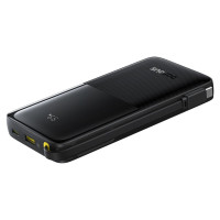 Baseus Powerbank Baseus Bipow 2 10000mah 20W z cyfrowym wyświetlaczem z wbudowanym kablem USB-C - czarny