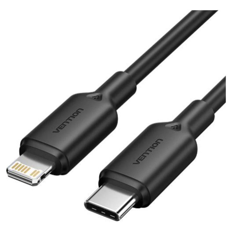 Vention CABLE USB-C TO LIGHTNING/2M BLACK LAKBH VENTION