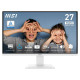 MSI LCD Monitor|MSI|PRO MP273QW E2|27"|Business|Matte|2560x1440|16:9|100Hz|1 ms|Speakers|Colour White|PROMP273QWE2