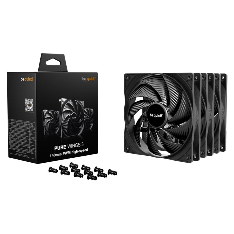 Be Quiet CASE FAN 140MM PURE WINGS 3/PWM HS 3PACK BL138 BE QUIET