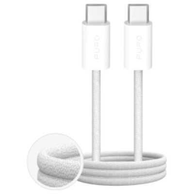 Puro USB kabelis Puro Fabrik USB-C-USB-C 2m White