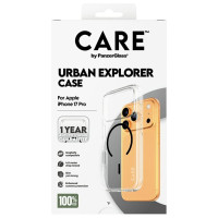 Panzerglass CARE by PanzerGlass Flagship Urban Explorer Case w. Black MagSafe for iPhone 17 Pro - Transparent