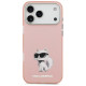 Karl Lagerfeld IML Aquarelle Choupette & Logo MagSafe Case for iPhone 17 Pro - Pink