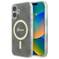 Guess IML 4G MagSafe Case for iPhone 16 - Brown