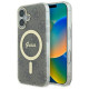 Guess IML 4G MagSafe Case for iPhone 16 - Brown