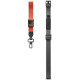 Uniq Vista 2-in-1 phone lanyard - black and orange