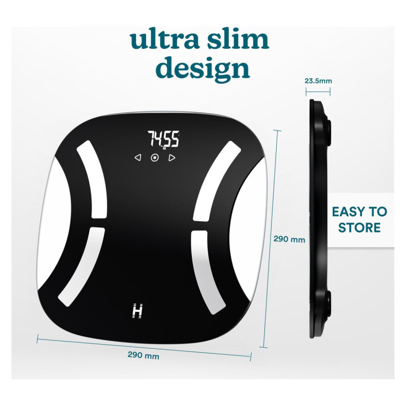 Homedics SCL-BC145-BK3R Essentials Body Analyser Scale