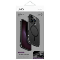 Uniq LifePro Xtreme Magclick Charging Case for iPhone 16 Pro - Gray