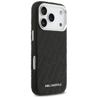 Karl Lagerfeld FW Stamped Karl MagSafe Case for iPhone 17 Pro - Black