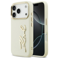 Karl Lagerfeld Karl Script Logo iPhone 17 Pro Case - Beige
