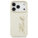 Karl Lagerfeld Karl Script Logo iPhone 17 Pro Case - Beige