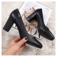 Inny Sergio Leone W SK193A black block heel pumps (39)