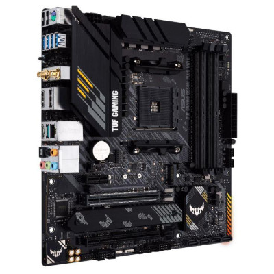 Asus Mainboard|ASUS|AMD B550|SAM4|MicroATX|Memory DDR4|Memory slots 4|1xPCI-Express 3.0 1x|1xPCI-Express 3.0 16x|1xPCI-Express 4.0 16x|2xM.2|1xHDMI|1xDisplayPort|2xUSB 2.0|5xUSB 3.2|1xUSB type C|1xPS/2|1xOptical S/PDIF|1xRJ45|5xAudio port|TUFGAMB550MPLUSW
