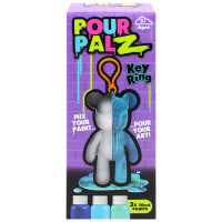 Pour Palz DIY Mini krāsojamais lācis ar atslēgu piekariņu