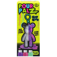 Pour Palz DIY Mini krāsojamais lācis ar atslēgu piekariņu