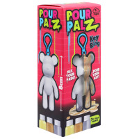 Pour Palz DIY Mini krāsojamais lācis ar atslēgu piekariņu