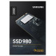 Samsung SSD|SAMSUNG|980|250GB|M.2|PCIE|NVMe|MLC|Write speed 1300 MBytes/sec|Read speed 2900 MBytes/sec|2.38mm|TBW 150 TB|MTBF 1500000 hours|MZ-V8V250BW