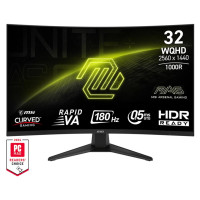 MSI LCD Monitor|MSI|MAG 325CQF|31.5"|Gaming/Curved|Panel VA|2560x1440|16:9|180Hz|0.5 ms|MAG325CQF