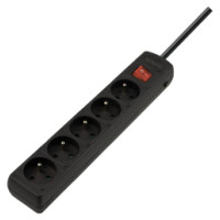 Savio Pagarinātājs Savio Surge Protection Power Strip 5 sockets 1.8m