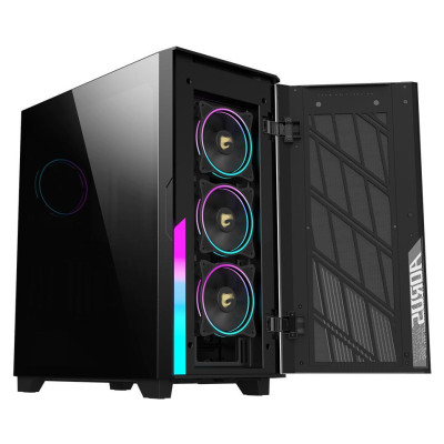 Gigabyte Case|GIGABYTE|AORUS C500 GLASS|MidiTower|Not included|ATX|EATX|MicroATX|MiniITX|Colour Black|AC500G