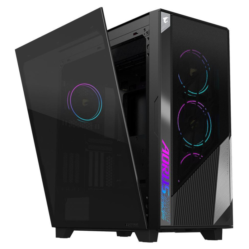 Gigabyte Case|GIGABYTE|AORUS C500 GLASS|MidiTower|Not included|ATX|EATX|MicroATX|MiniITX|Colour Black|AC500G