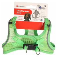 Flamingo krušu siksna suņiem BENTO GREEN S 37-40 cm