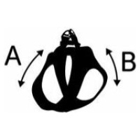 Flamingo krušu siksna suņiem BENTO GREEN S 37-40 cm