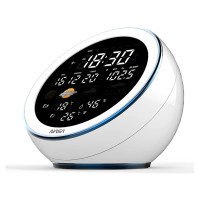 Nasa WSP1500 white Weather Station/Speaker BT Moon