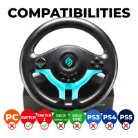 Subsonic Superdrive SV 250-S Driving Wheel Blue Edition